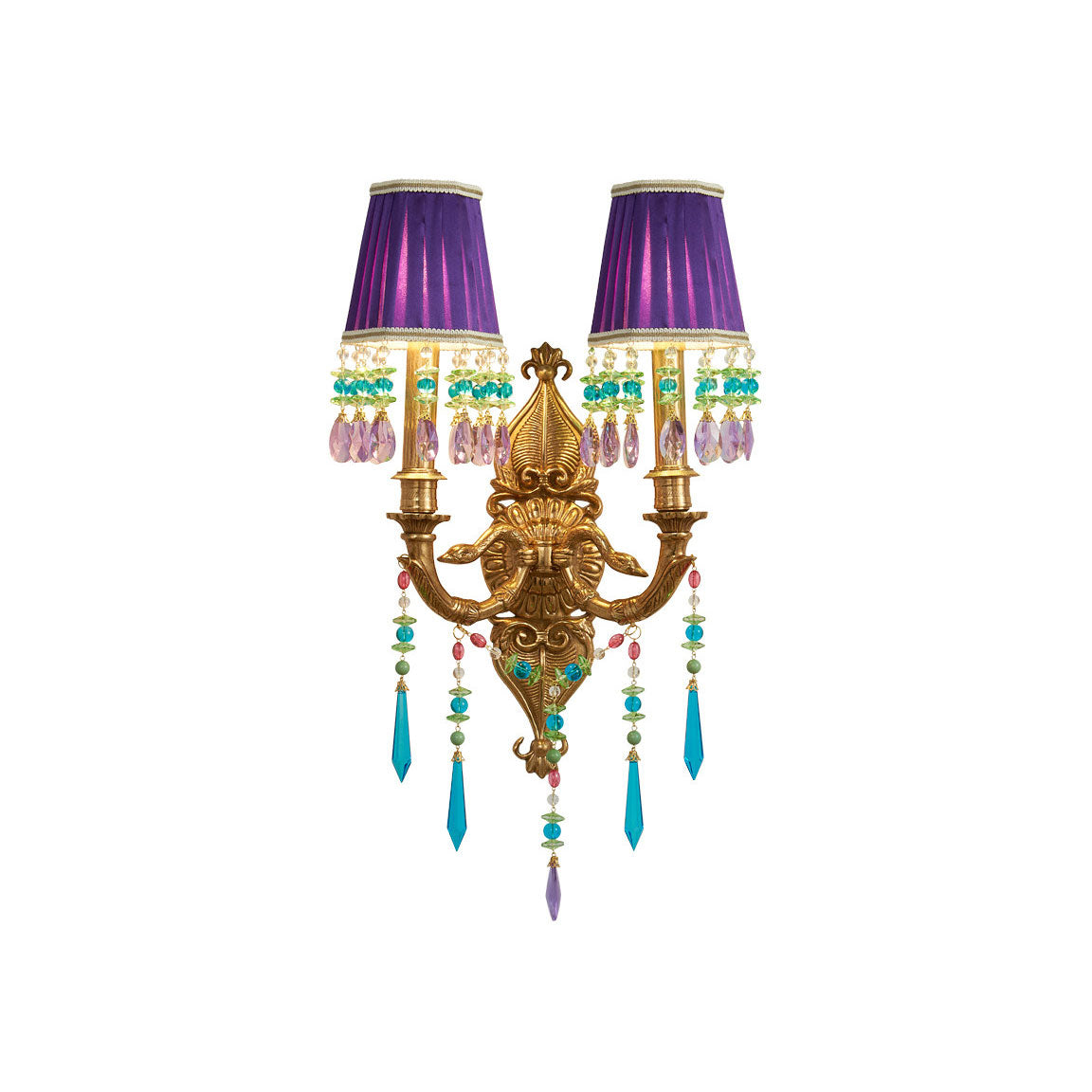 Perky Peacock Wall Sconce