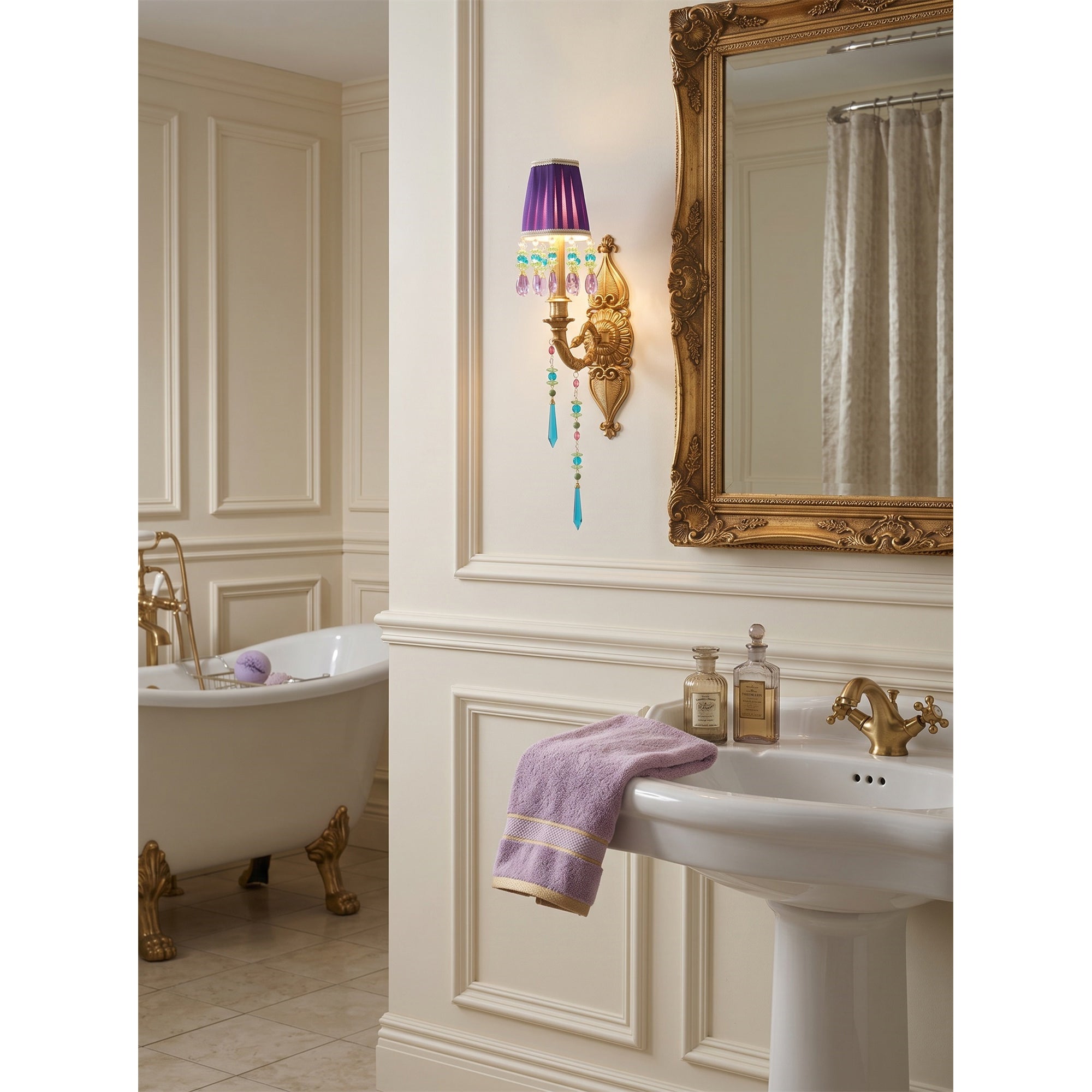 Perky Peacock Wall Sconce