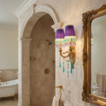 Load image into Gallery viewer, Perky Peacock Wall Sconce
