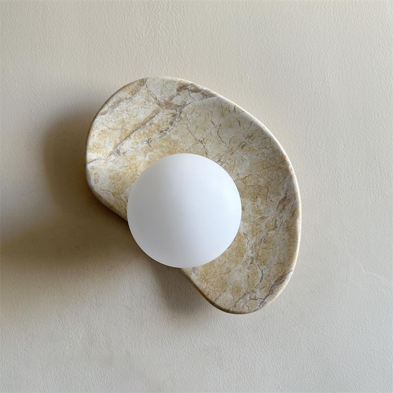 Petriva Marble Wall Sconce