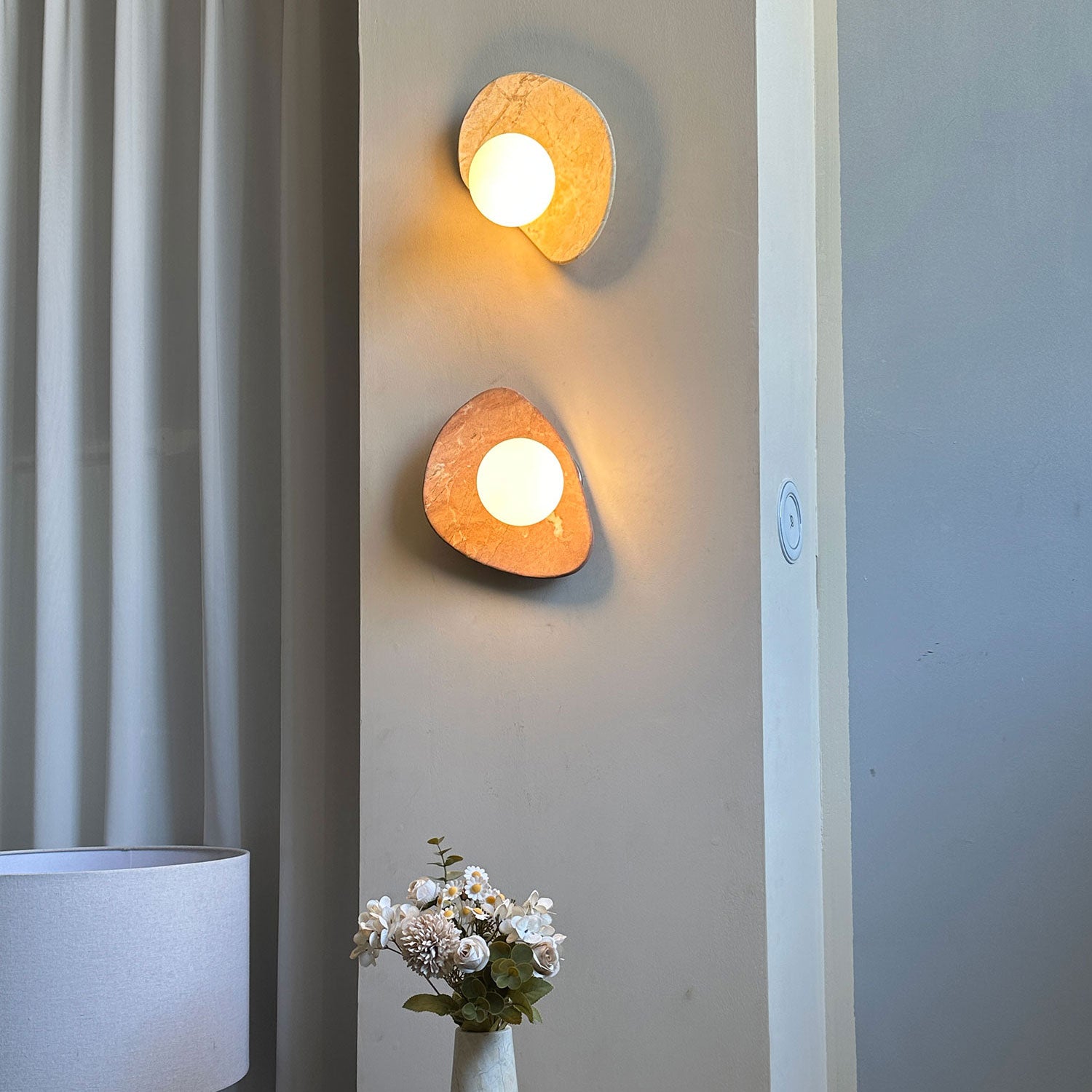 Petriva Marble Wall Sconce