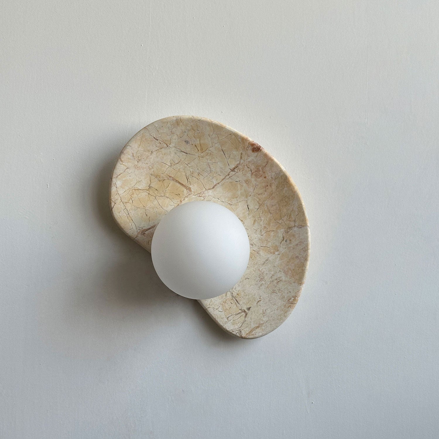 Petriva Marble Wall Sconce