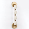 Load image into Gallery viewer, Pillar Alabaster Wall Sconce
