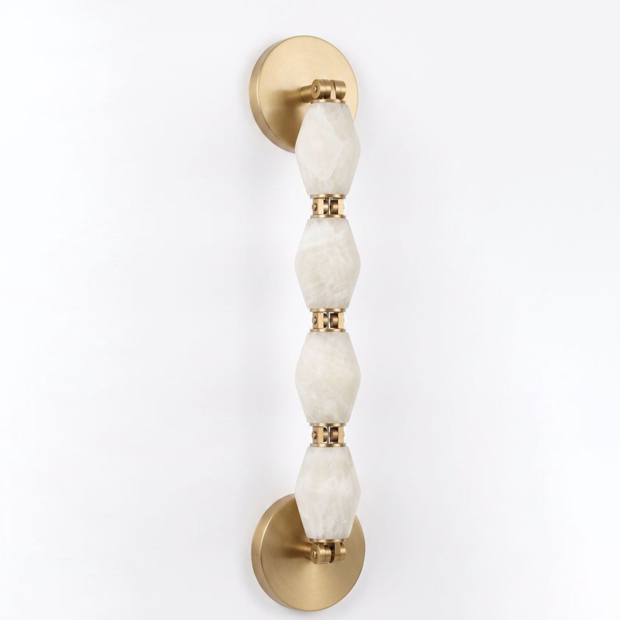 Pillar Alabaster Wall Sconce