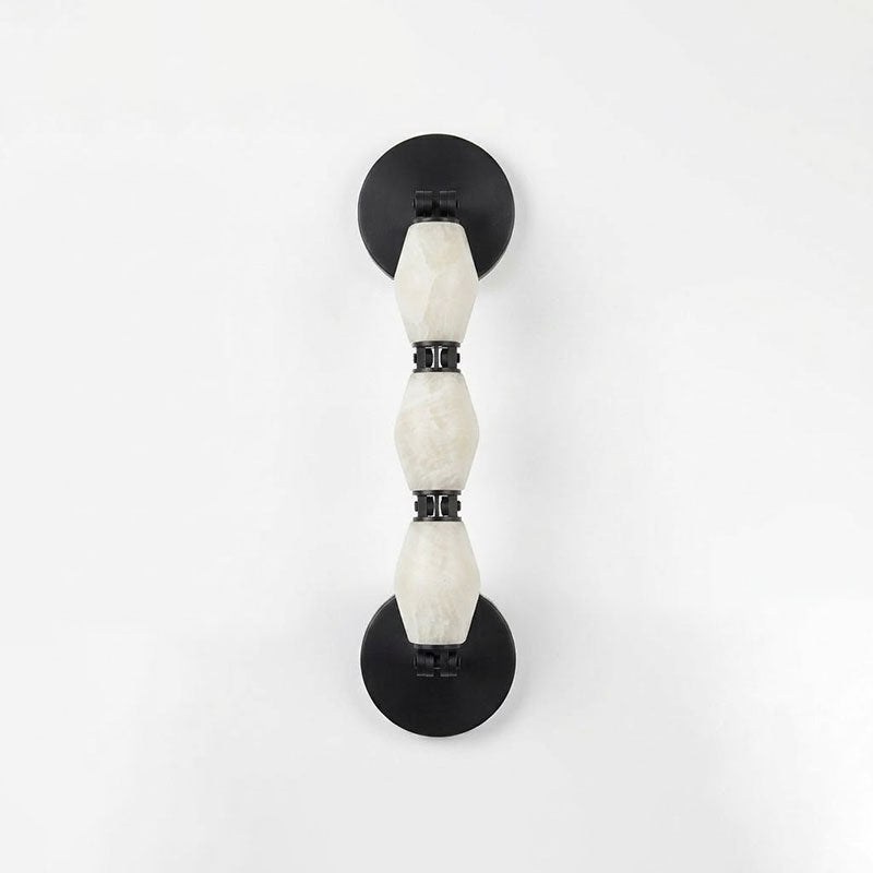 Pillar Alabaster Wall Sconce