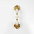 Load image into Gallery viewer, Pillar Alabaster Wall Sconce
