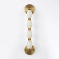 Load image into Gallery viewer, Pillar Alabaster Wall Sconce
