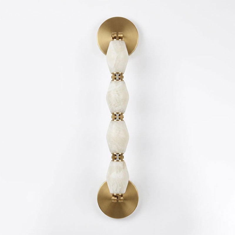 Pillar Alabaster Wall Sconce
