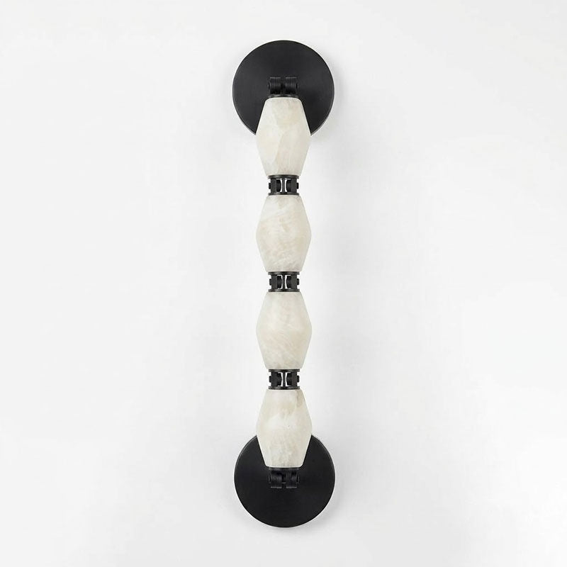 Pillar Alabaster Wall Sconce