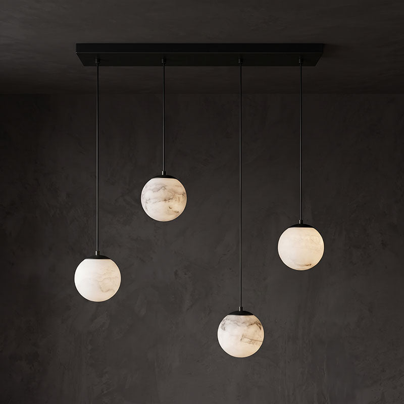 Pluvia Alabaster Cluster Chandelier