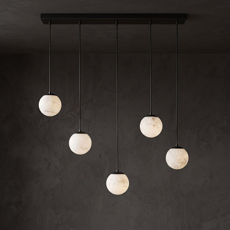 Pluvia Alabaster Cluster Chandelier
