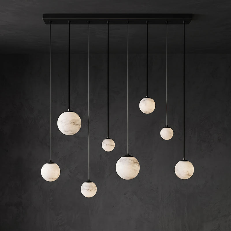 Pluvia Alabaster Cluster Chandelier