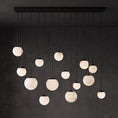 Load image into Gallery viewer, Pluvia Alabaster Cluster Chandelier
