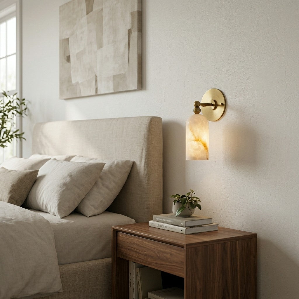 Pratt Alabaster Wall Sconce