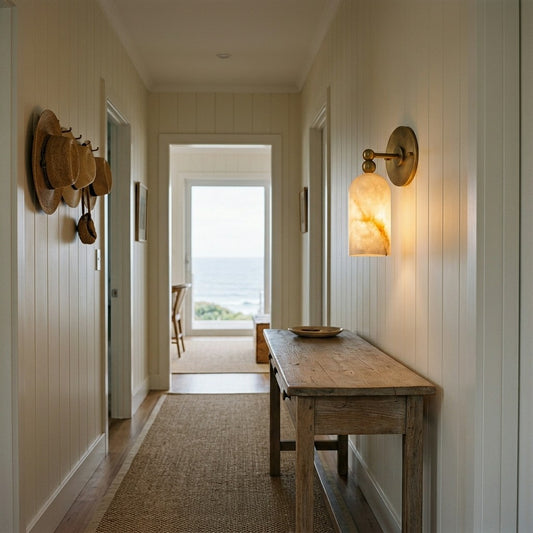 Pratt Alabaster Wall Sconce