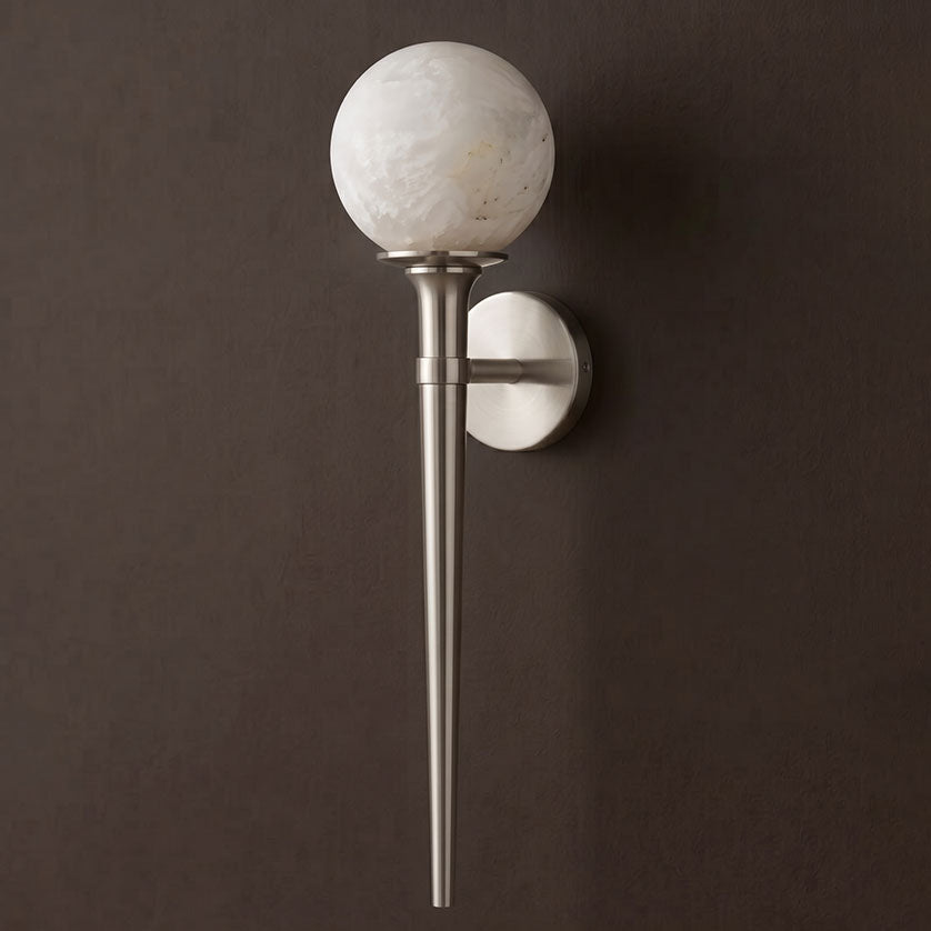 Aplique de pared Prescott Tail de alabastro