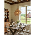 Load image into Gallery viewer, Rattan Spiral Shell Pendant Lamp
