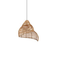 Load image into Gallery viewer, Rattan Spiral Shell Pendant Lamp
