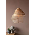 Load image into Gallery viewer, Rattan Spiral Shell Pendant Lamp
