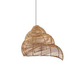 Load image into Gallery viewer, Rattan Spiral Shell Pendant Lamp
