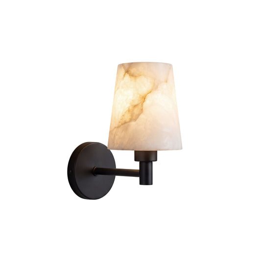 Rhodes Alabaster Short Wall Sconce