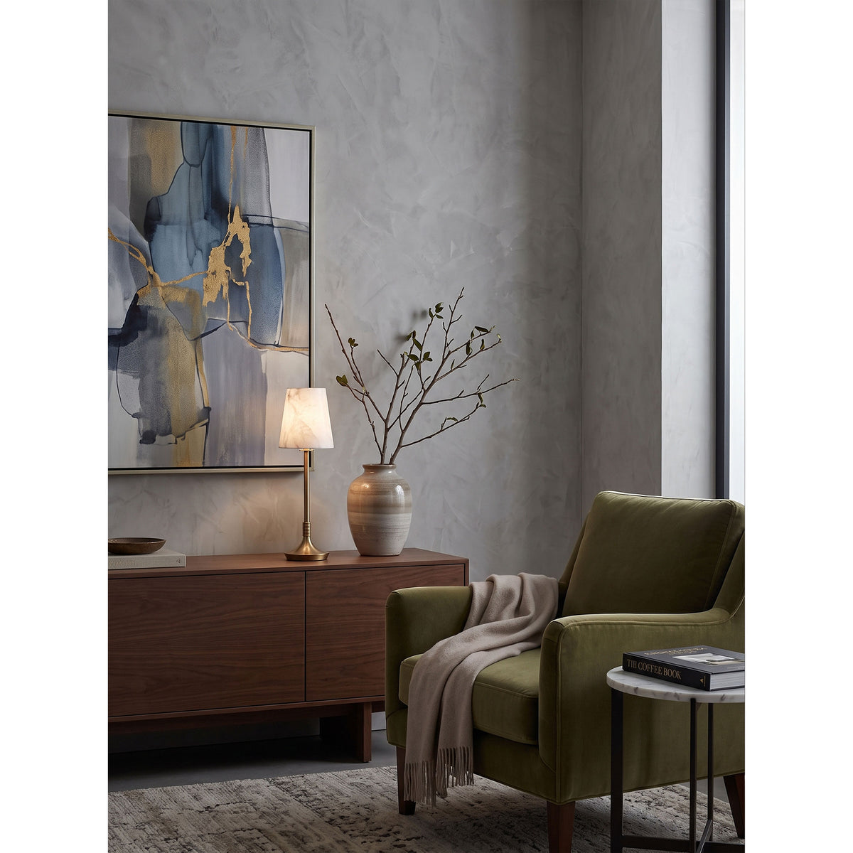 Rhodes Alabaster Table Lamp