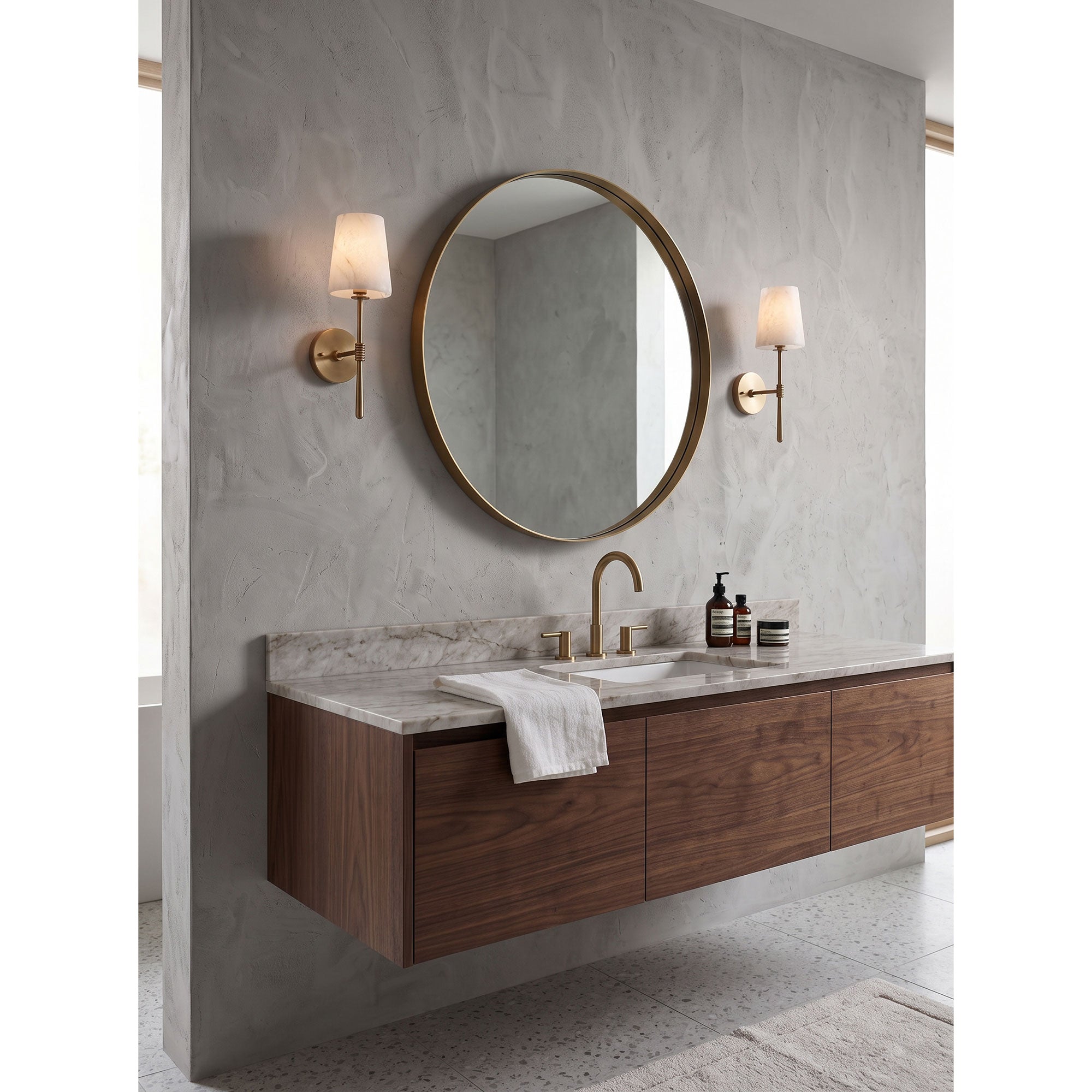 Rhodes Alabaster Wall Sconce