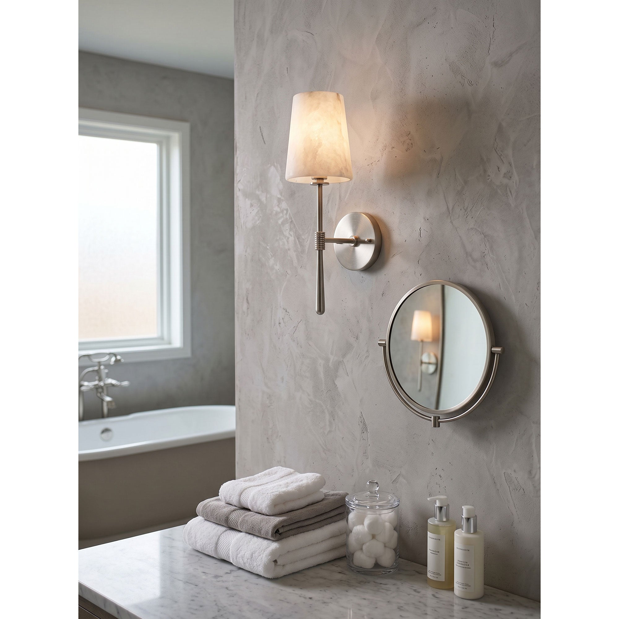 Rhodes Alabaster Wall Sconce