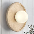 Load image into Gallery viewer, Riley Travertine Wall Sconce
