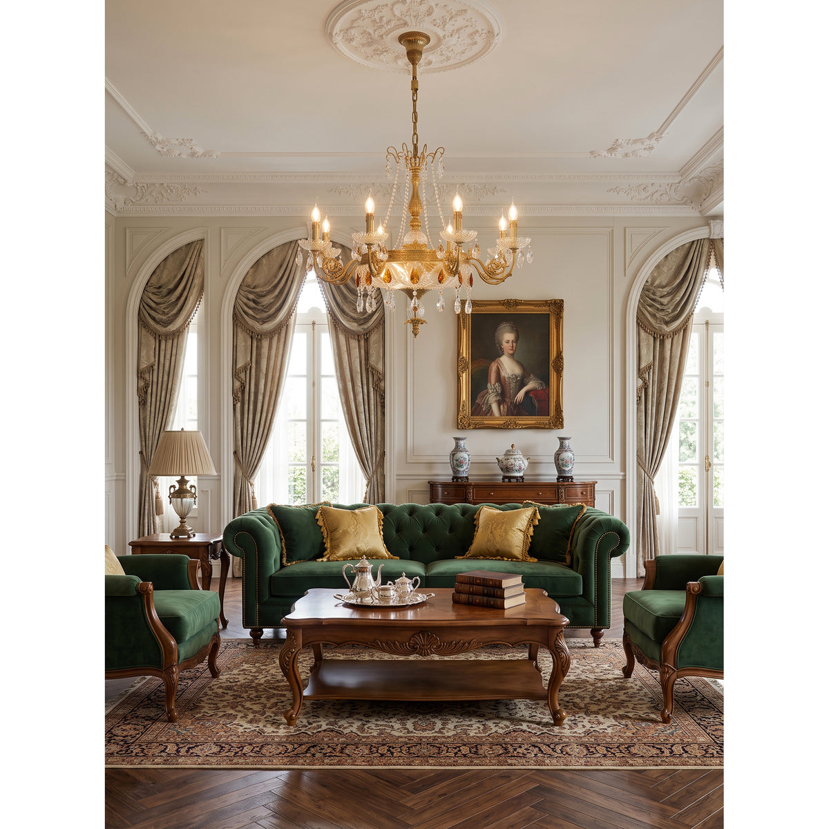 Rochester Crystal Bowl Chandelier
