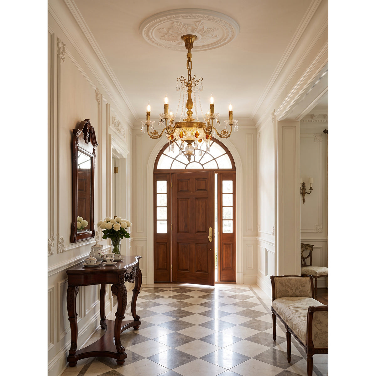 Rochester Crystal Bowl Chandelier