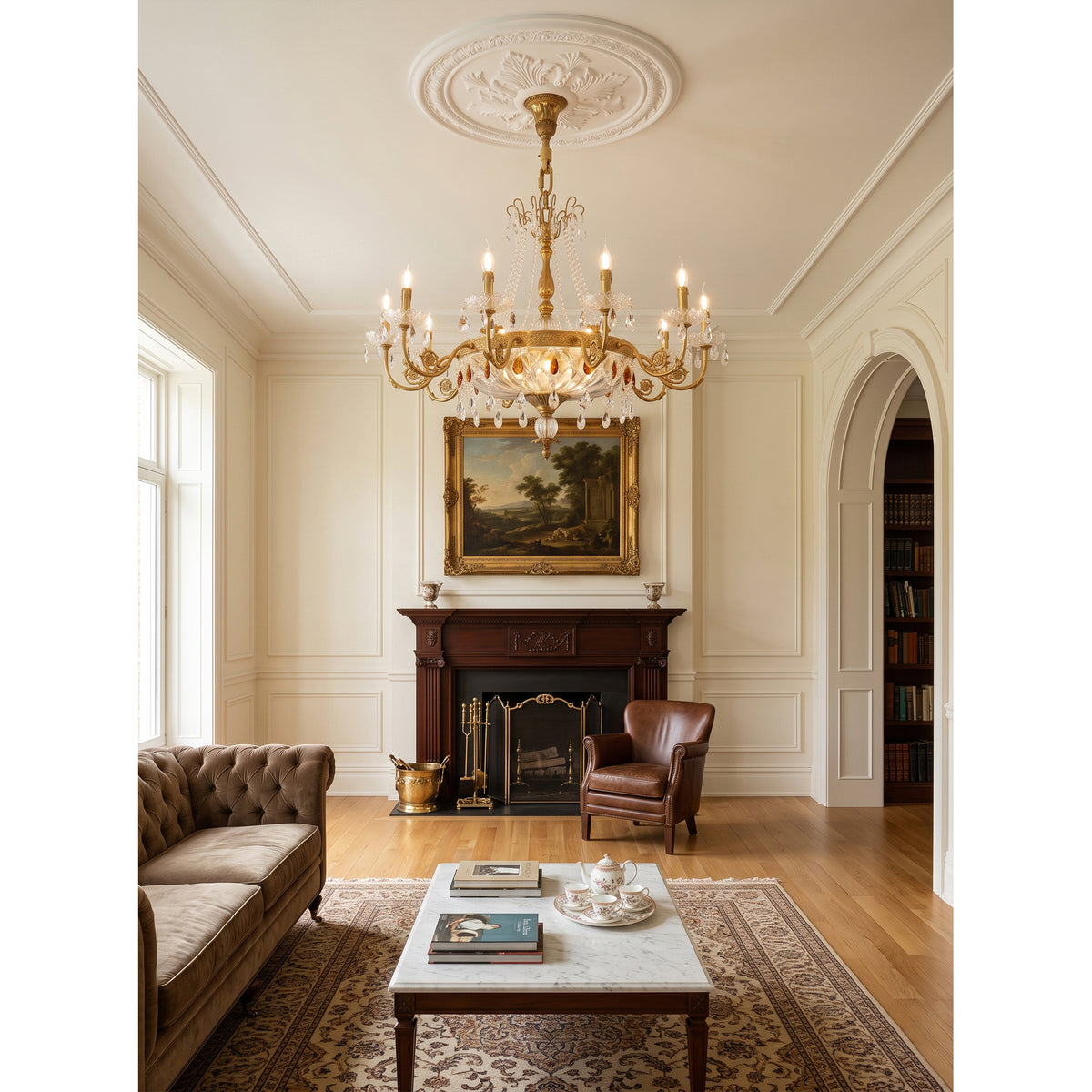 Rochester Crystal Bowl Chandelier