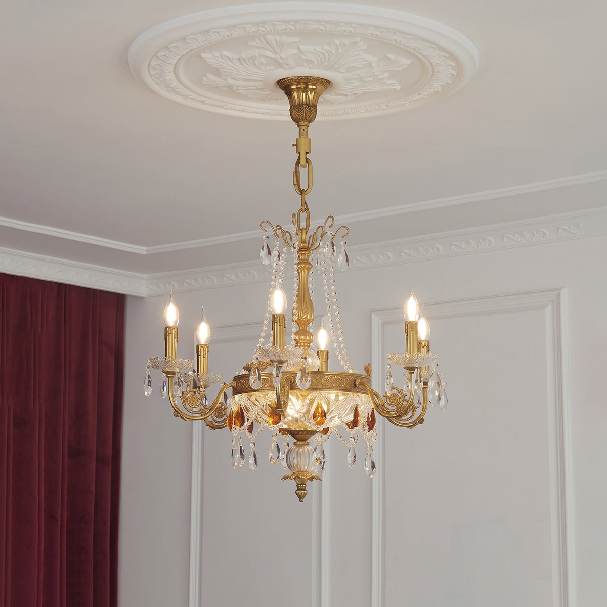 Rochester Crystal Bowl Chandelier