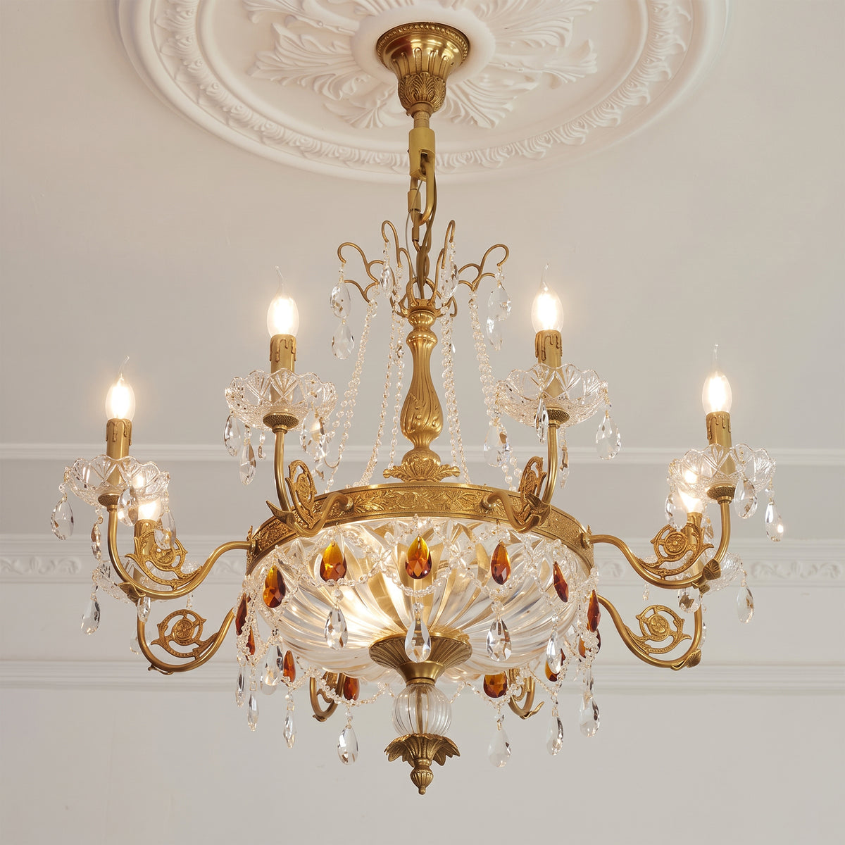 Rochester Crystal Bowl Chandelier