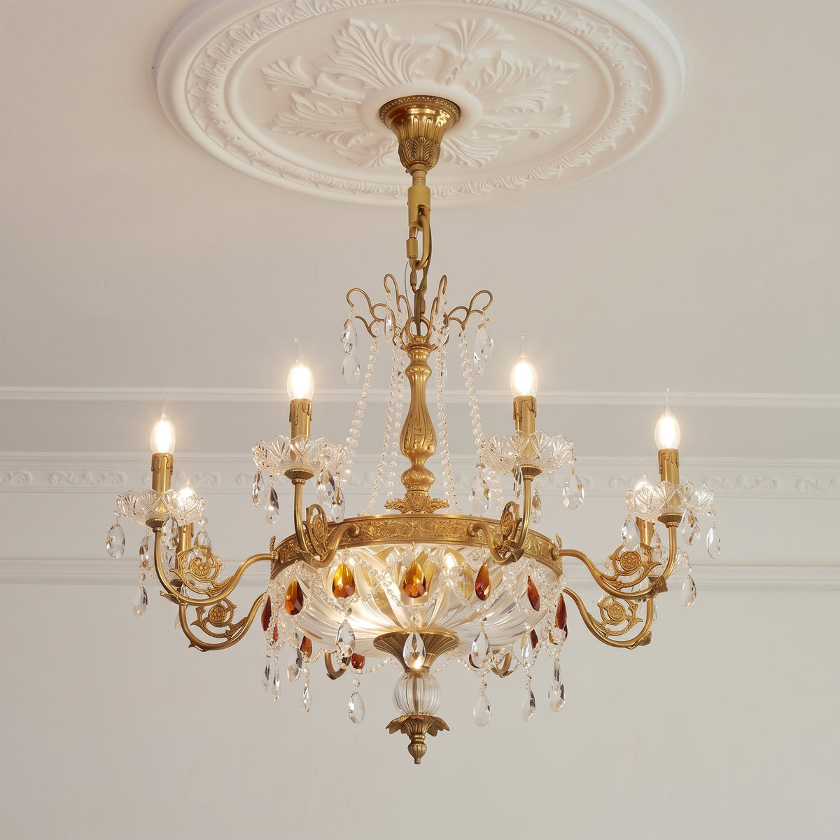 Rochester Crystal Bowl Chandelier