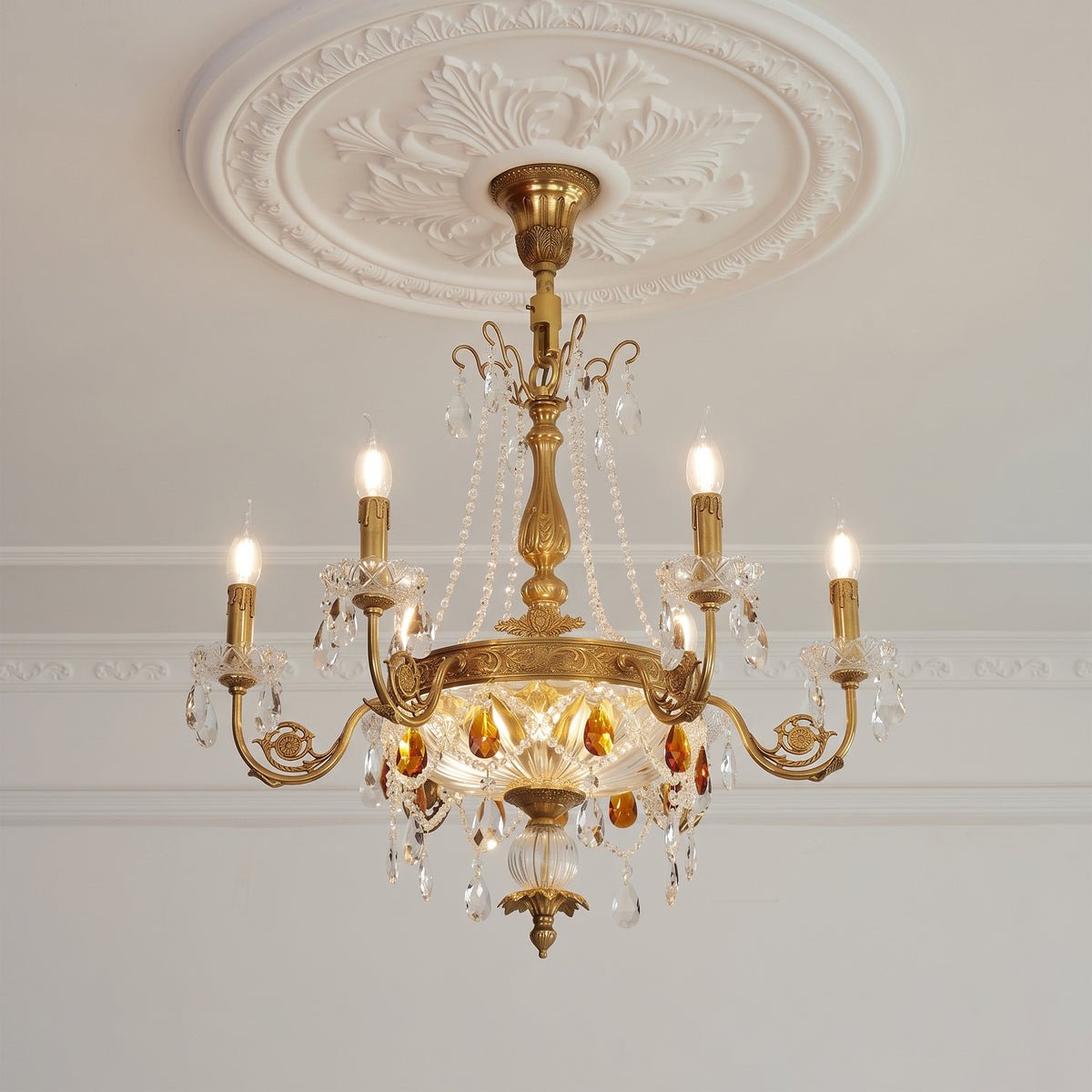 Rochester Crystal Bowl Chandelier