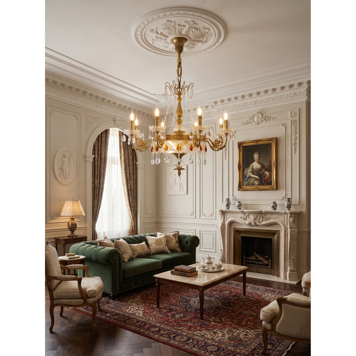 Rochester Crystal Bowl Chandelier