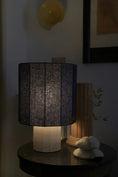 Load image into Gallery viewer, Roma Dodecagon Travertine Table Lamp
