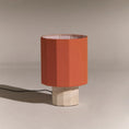 Load image into Gallery viewer, Roma Dodecagon Travertine Table Lamp
