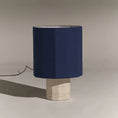 Load image into Gallery viewer, Roma Dodecagon Travertine Table Lamp
