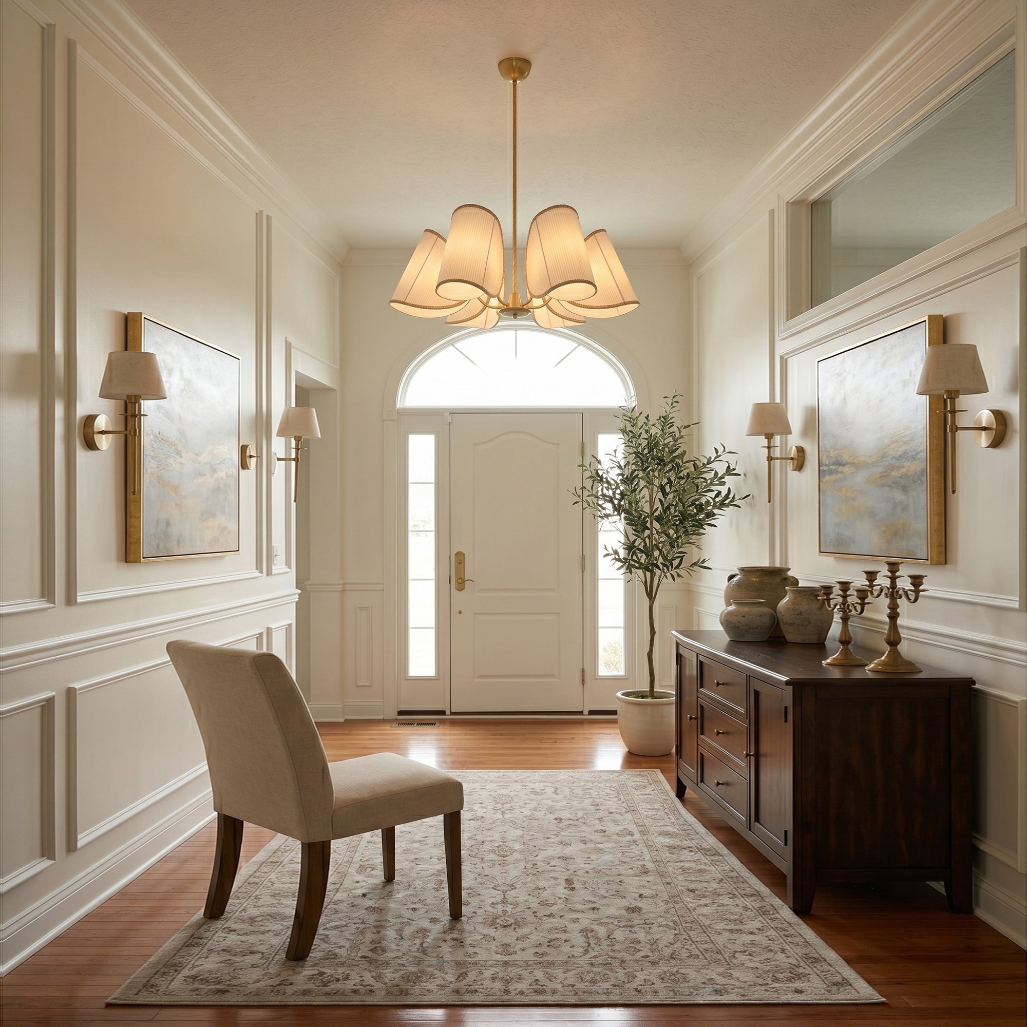 Rory Fabric Chandelier