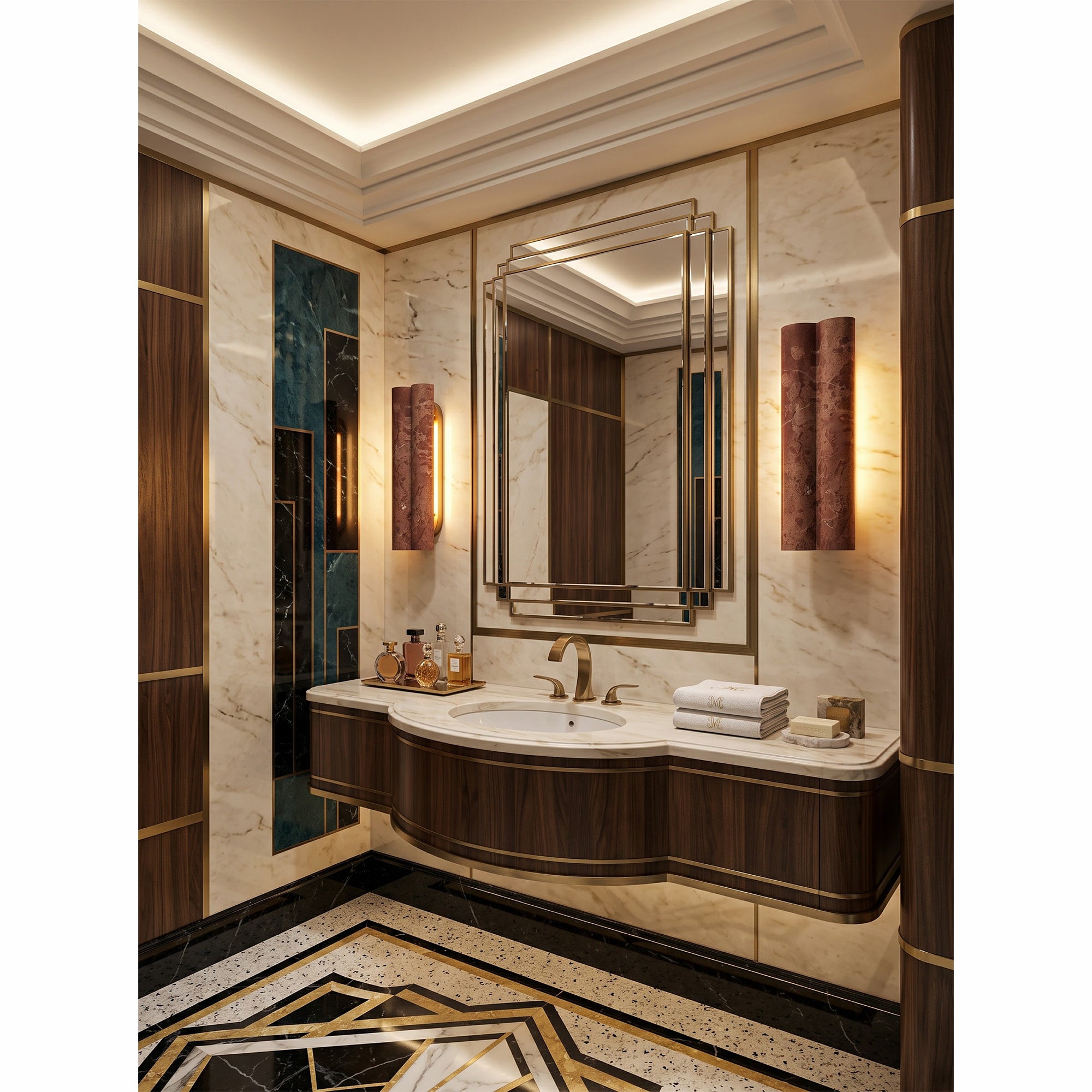 Rovara Marble Wall Sconce