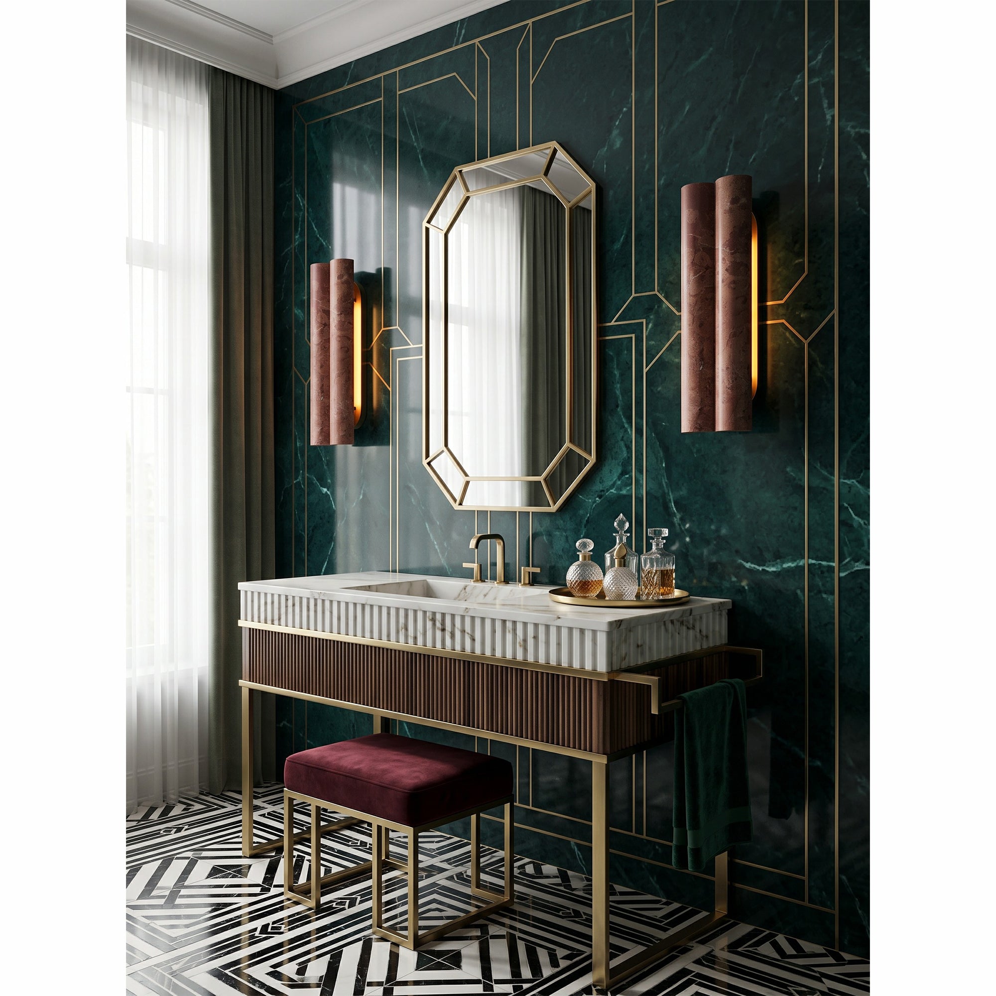 Rovara Marble Wall Sconce