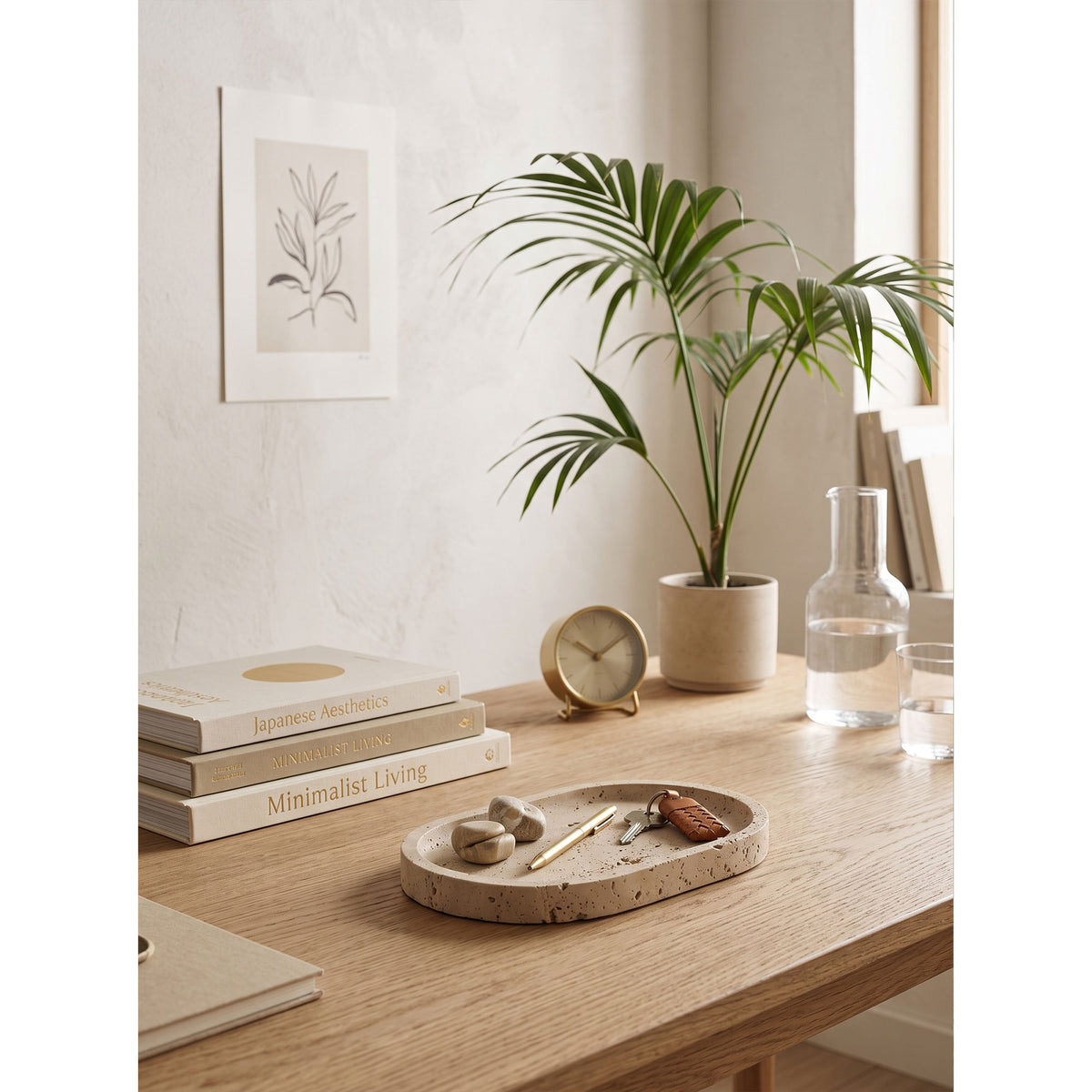 Sahara Travertine Tray