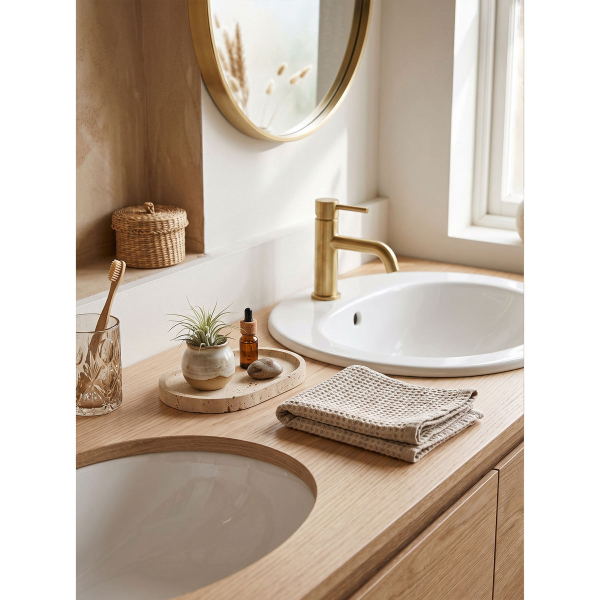 Sahara Travertine Tray
