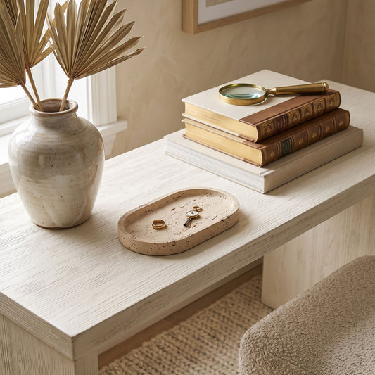 Sahara Travertine Tray