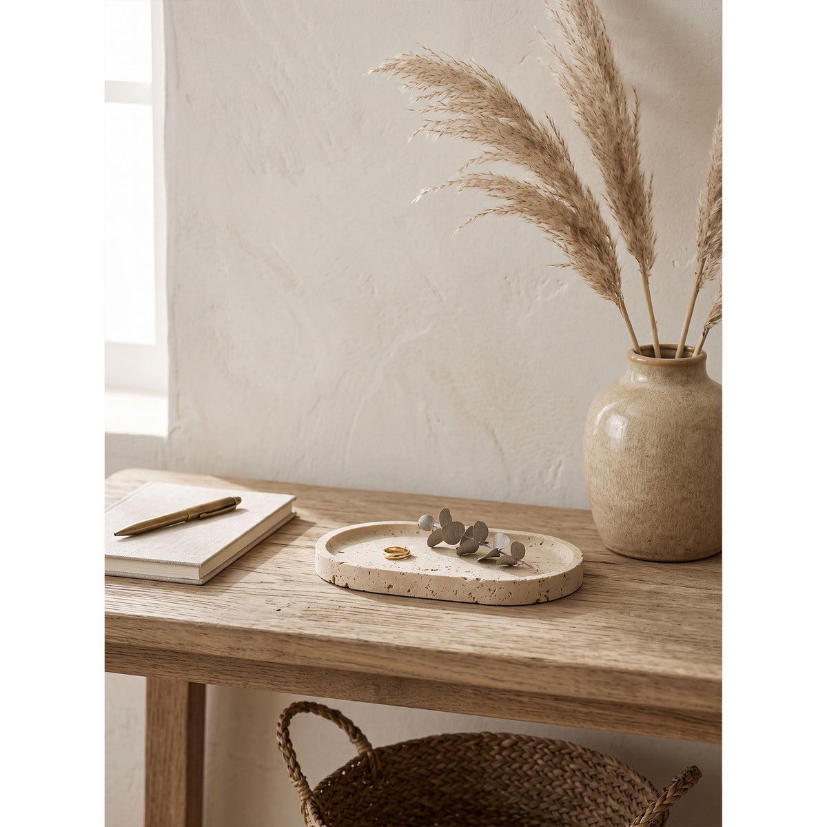 Sahara Travertine Tray