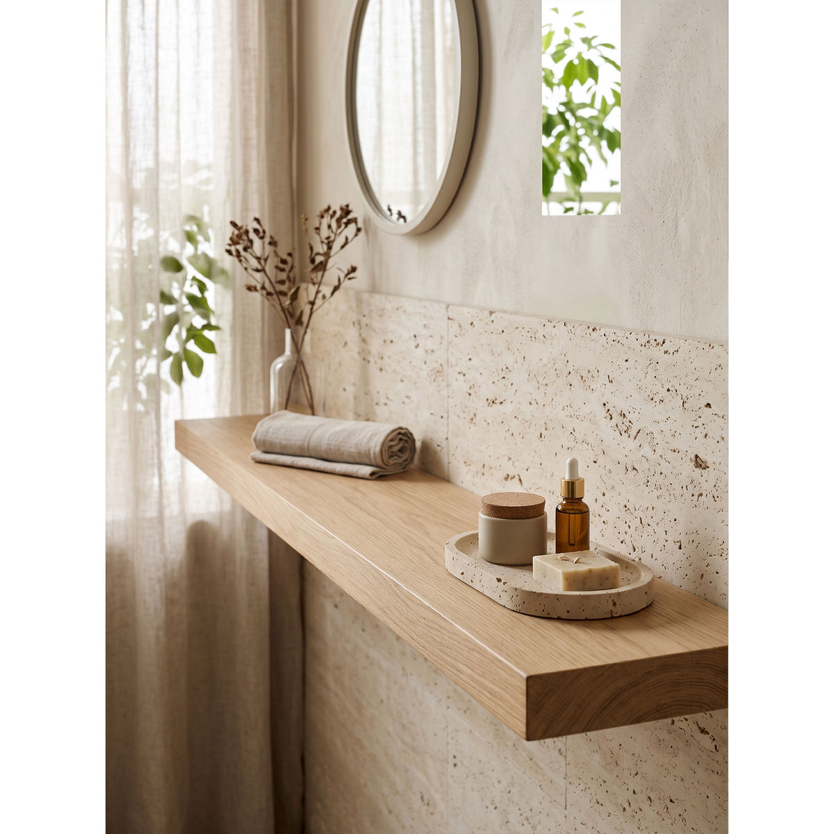 Sahara Travertine Tray