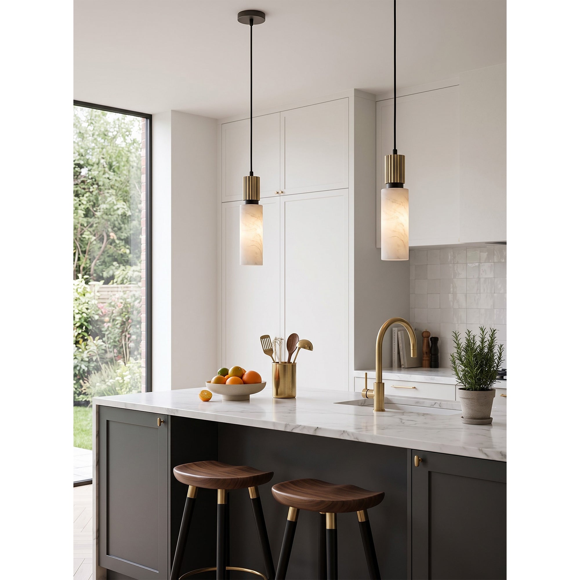 Santorini Alabaster Pendant Lamp