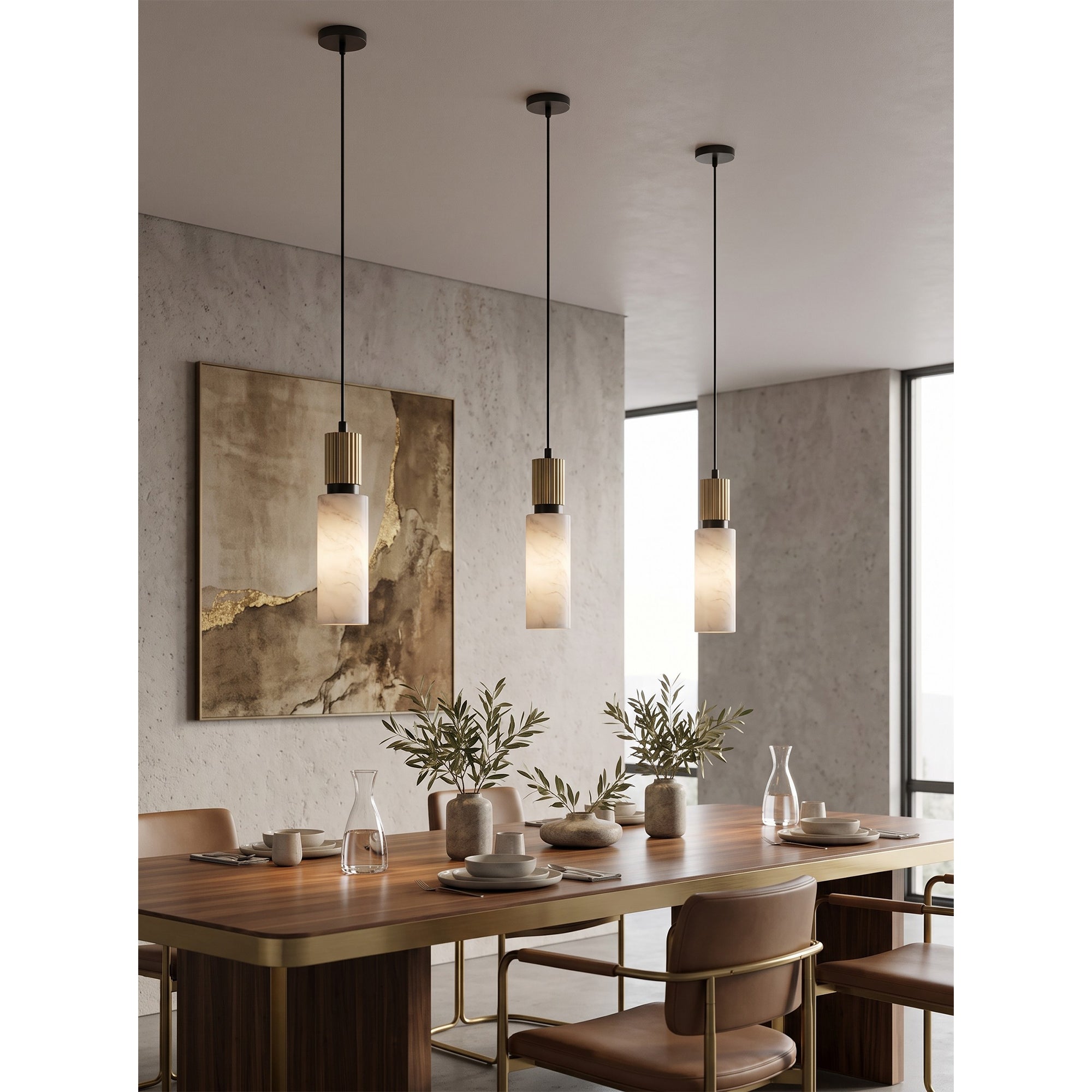 Santorini Alabaster Pendant Lamp